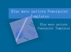 Wave pattern Powerpoint Templates