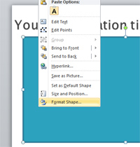 Border Shape in PowerPoint