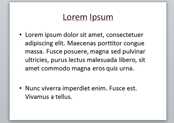 lorem ipsum ppt