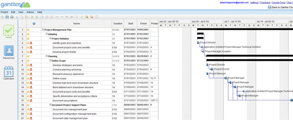 Tworzenie wykresu Gantta w programie PowerPoint