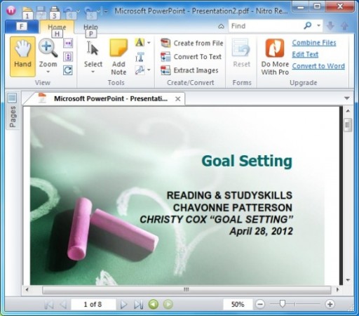 So Erstellen Sie Powerpoint Handouts In Pdf Mit Freiem Nitro Pdf Reader