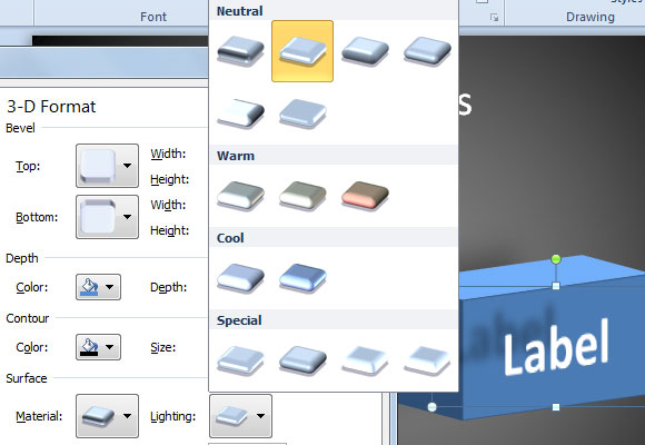 поверхность PowerPoint