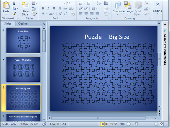 rompecabezas en power point