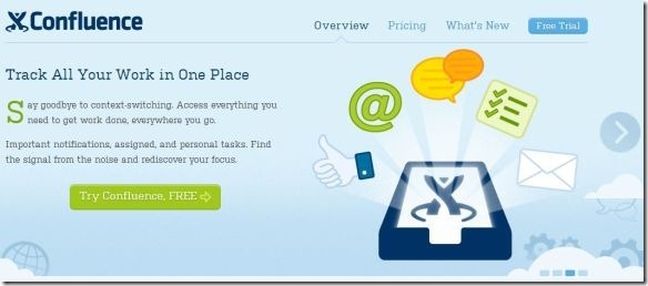 Confluenceはwikiのようなソーシャルネットワークではコーポレート コラボレーションを可能にします