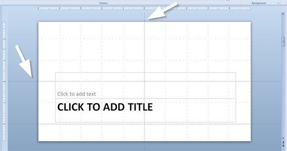 Menggunakan Drawing Guides di PowerPoint 2010