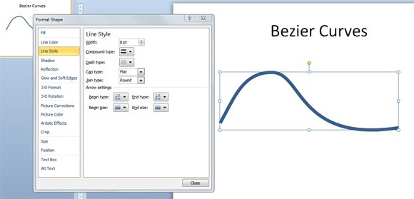 curbe Bezier