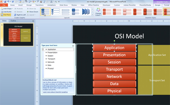 Osi Modell Prasentation In Powerpoint 10