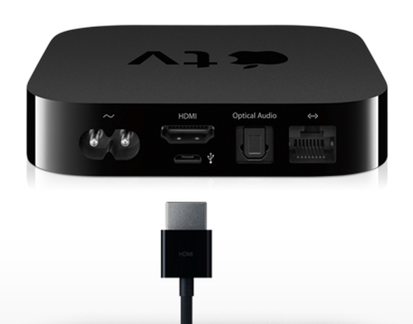 前5个方式连接投影机到apple Tv