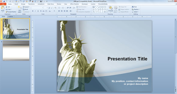 Gute Independence Day Powerpoint Vorlagen Fur Den 4 Juli