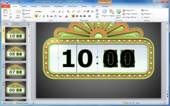 Powerpoint Timer Template from www.homeppt.com