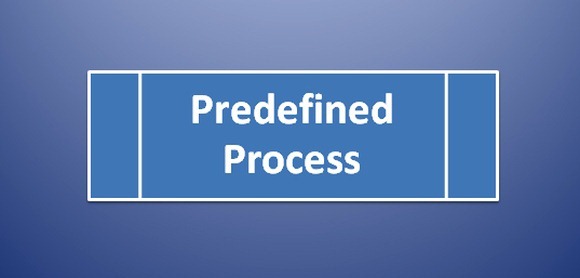 Predefined Process Symbol in Flowchart