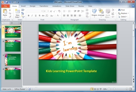 Template PowerPoint Pendidikan Terbaik