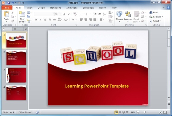 Learning PowerPoint Template