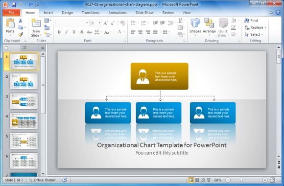 Beste Organigramm Vorlagen Fur Powerpoint