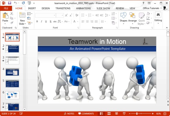 Анимация по образцу в powerpoint