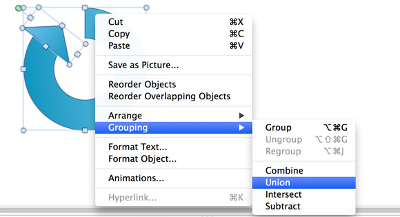 Form Union In Powerpoint 2011 Fur Mac