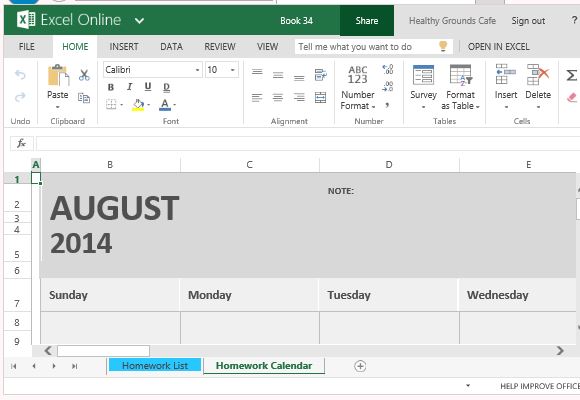 Hfg Kalender Vorlage Fur Excel