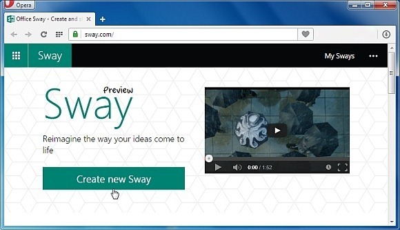 Office sway презентации