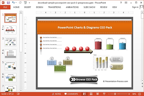 PowerPoint CEO pacote