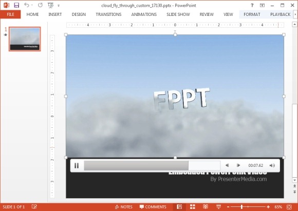 Animierte Wolken Video Hintergrund Vorlagen Fur Powerpoint