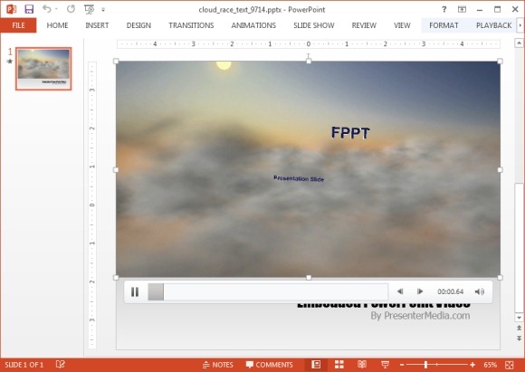 Animierte Wolken Video Hintergrund Vorlagen Fur Powerpoint