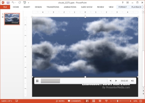Animierte Wolken Video Hintergrund Vorlagen Fur Powerpoint