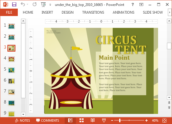 mod-le-d-animation-de-cirque-powerpoint