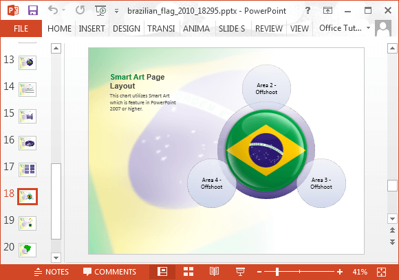 Диаграмма флаг Бразилии