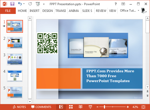 Adición de código QR para PowerPoint