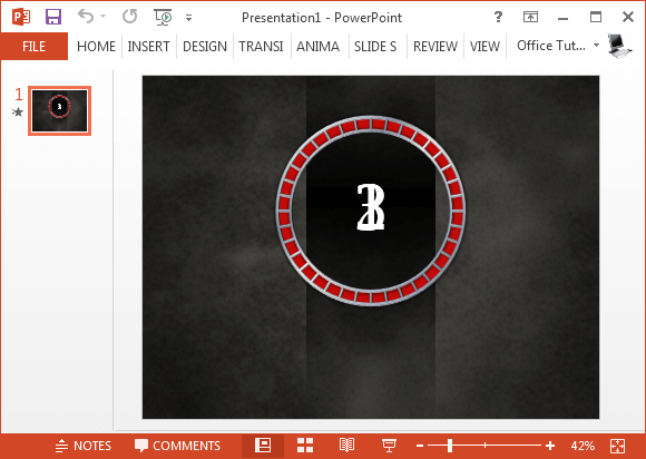 Countdown Free Animated Template Minuteur Pour PowerPoint