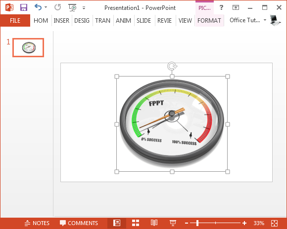 วัดนิเมชั่นสำหรับงานนำเสนอ PowerPoint