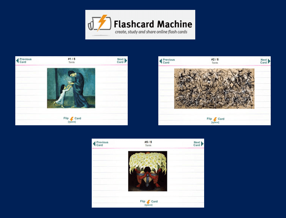 Buat Flashcards Melakukan Studi Sesi Dengan Flashcard Machine
