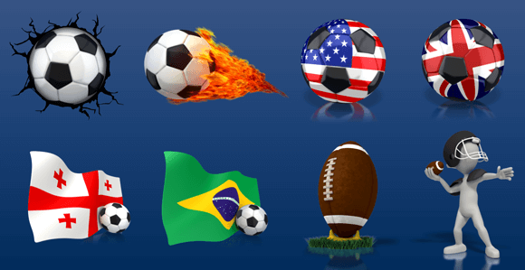 El mejor fútbol Recopilación de imágenes para PowerPoint