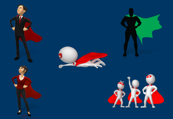 Meilleur Superhero Clipart Pour PowerPoint