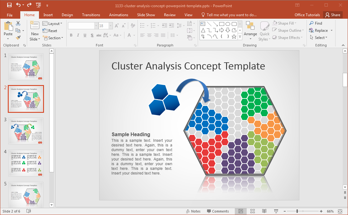 a crea cluster-analiza-slide-in-powerpoint