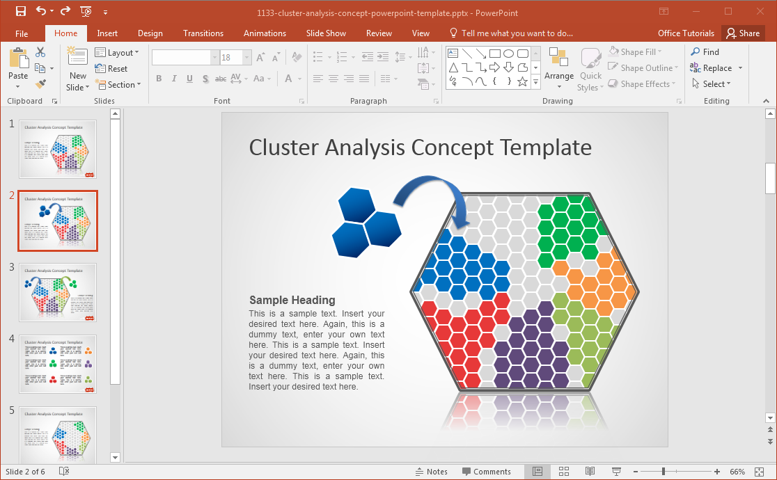 creare-cluster-Analysis-slide-in-powerpoint