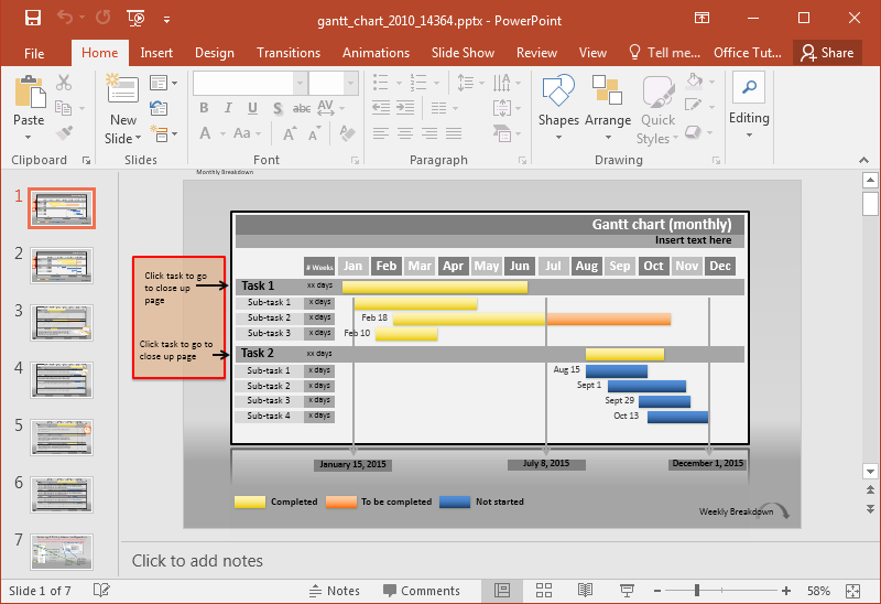 Beste Gantt Chart Amp Projektmanagement Powerpoint Vorlagen