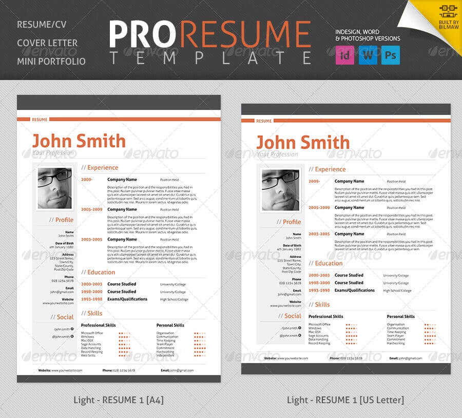 profesjonalne CV-template