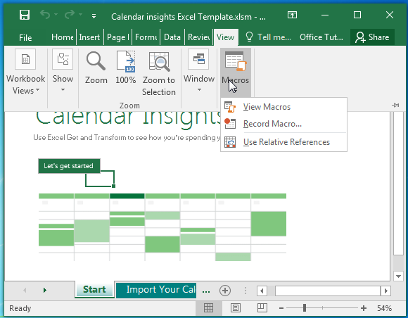 record macro-in-excel-2016