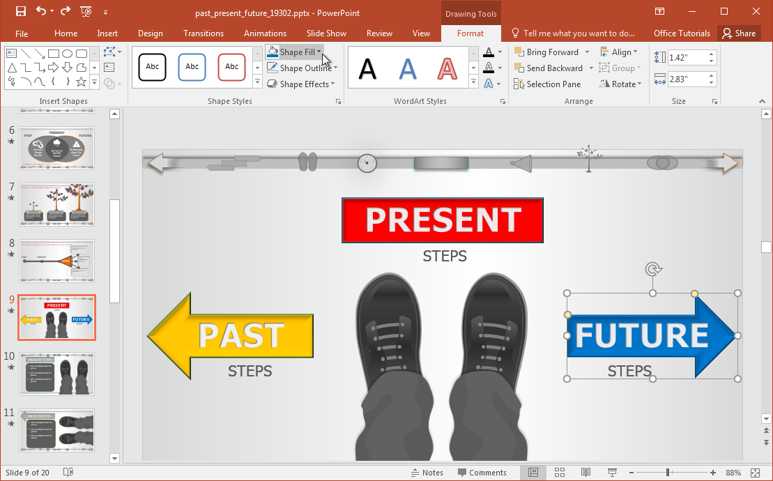 personalizzare-passato-presente-futuro-slide