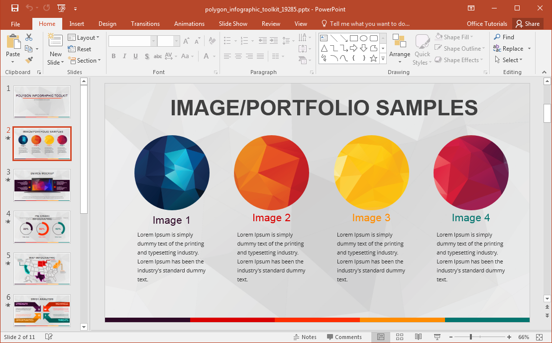 poligon-infographic-template-pentru-powerpoint