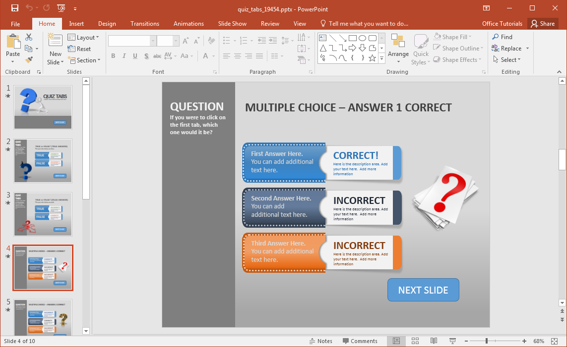 Como criar jogos de perguntas e resposta no PowerPoint? 