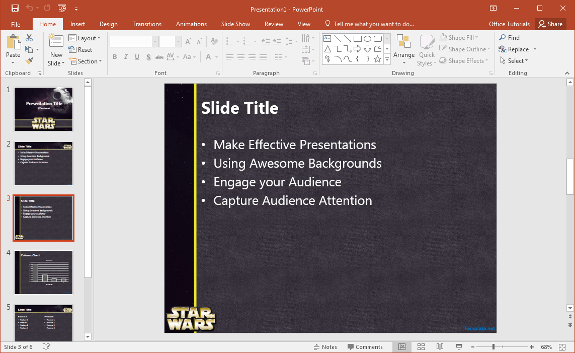 yıldız-savaşları-powerpoint-şablon