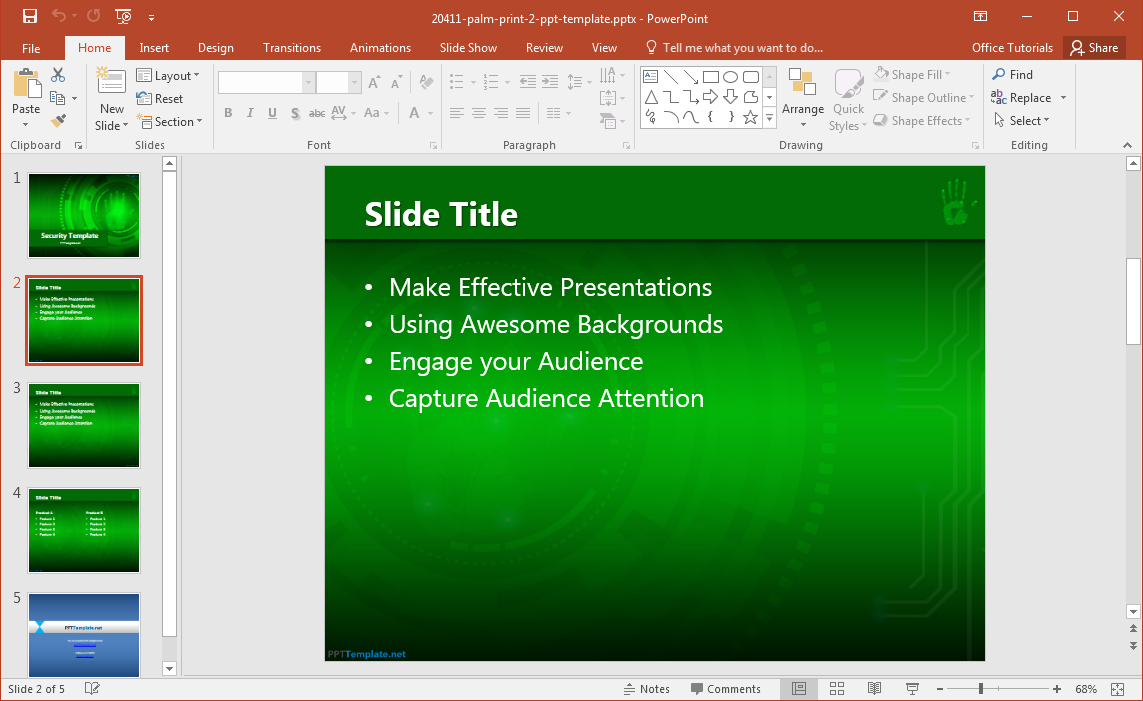 senza sicurezza informatica-modello-per-powerpoint