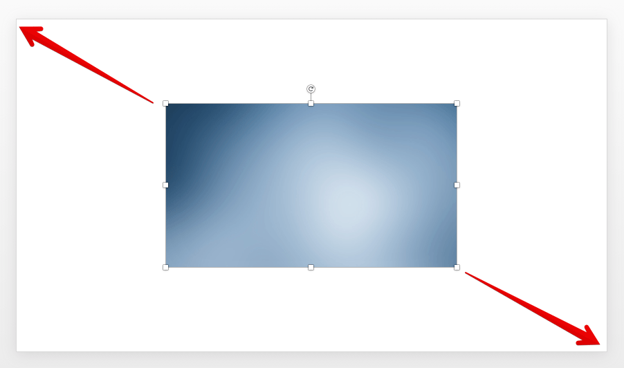 Machen Sie eine Vollbild-Bild in Powerpoint-Präsentation