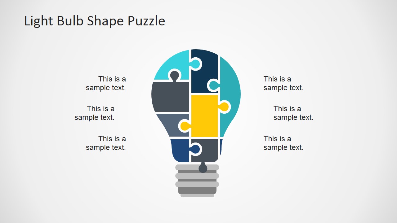 slidemodel-kreatif-bola lampu-bentuk