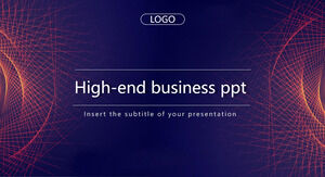 高端商业计划 PowerPoint 模板