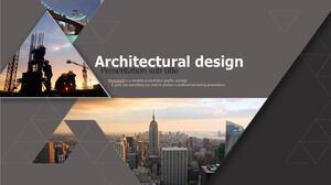 Modelos de design arquitetônico do PowerPoint
