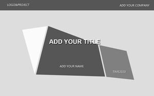 Gray Simple Business PowerPoint Templates