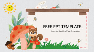 Forest story cartoon PowerPoint Templates